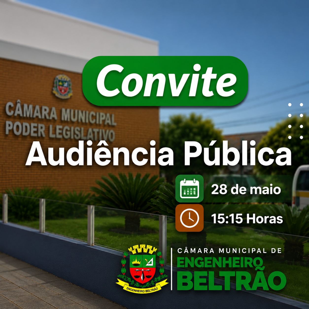 CONVITE AUDIÊNCIA PÚBLICA